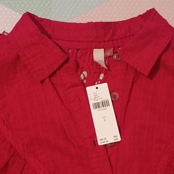 Anthropologie Top size Small - Picture 2 of 7
